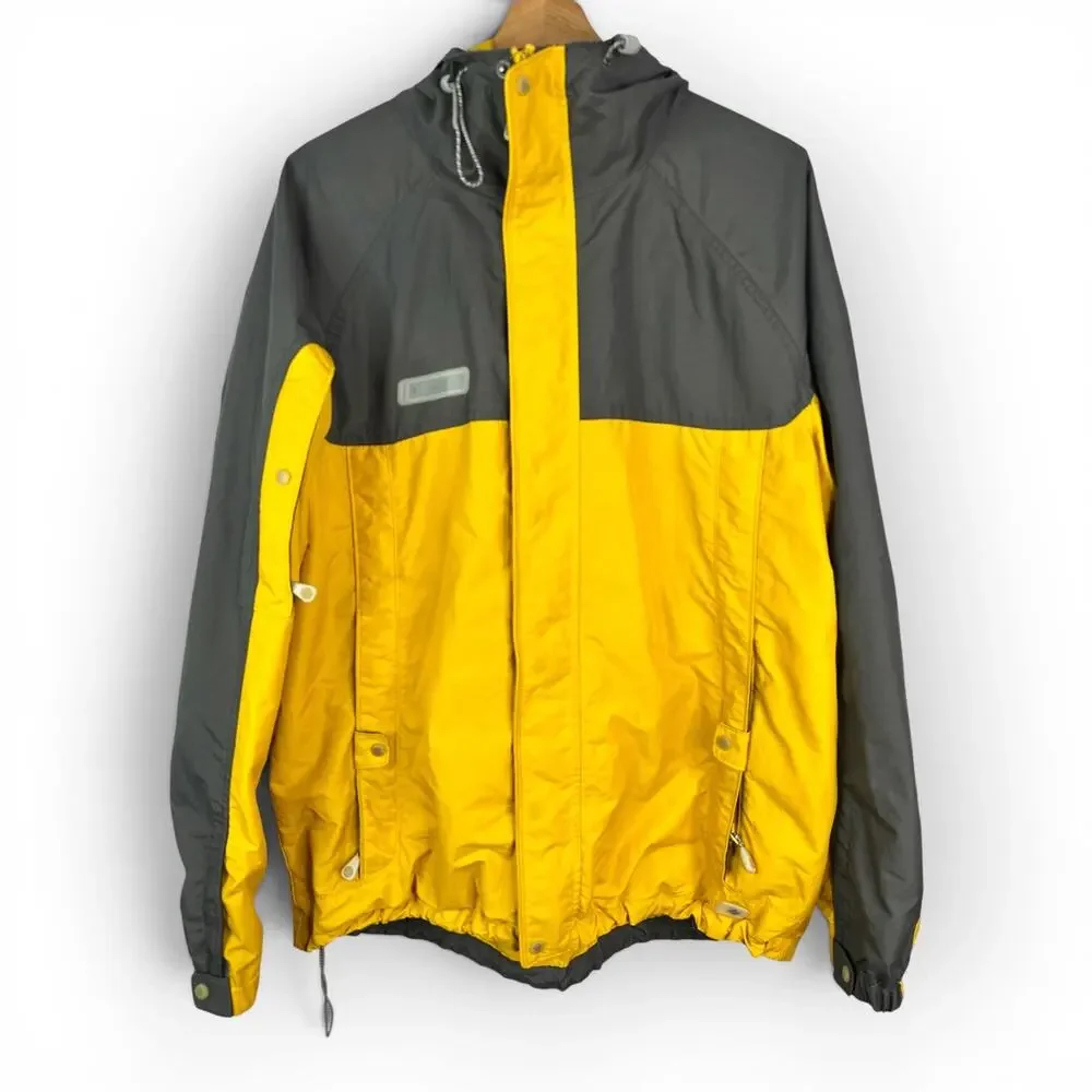 Columbia Vintage-Style Colorblock Windbreaker Jacket Mens Large Outdoor Hiking